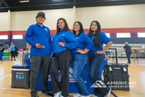 American Homes Roofing Participates in the El Mochilón Back to School Supplies & Health Resources Fair
